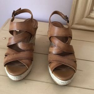 Clark’s Leather Espadrilles - Worn Once!